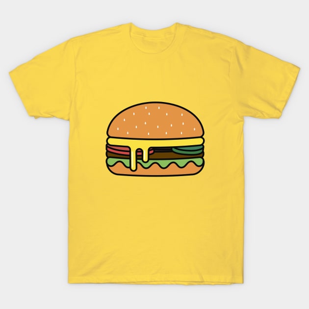 burger T-Shirt by unicorn_armor